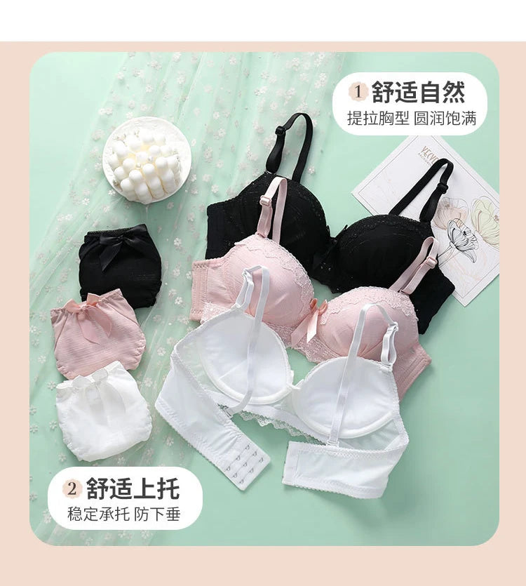2022 underwire half cup 3/4  sexy bra size AB 70-85 soft push up underwear for women