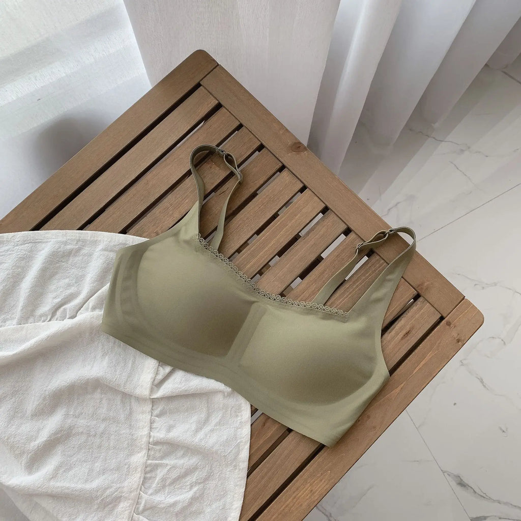 Ultra-Thin Seamless Wireless Bra – Lightweight Invisible T-Shirt Everyday 70A–100H