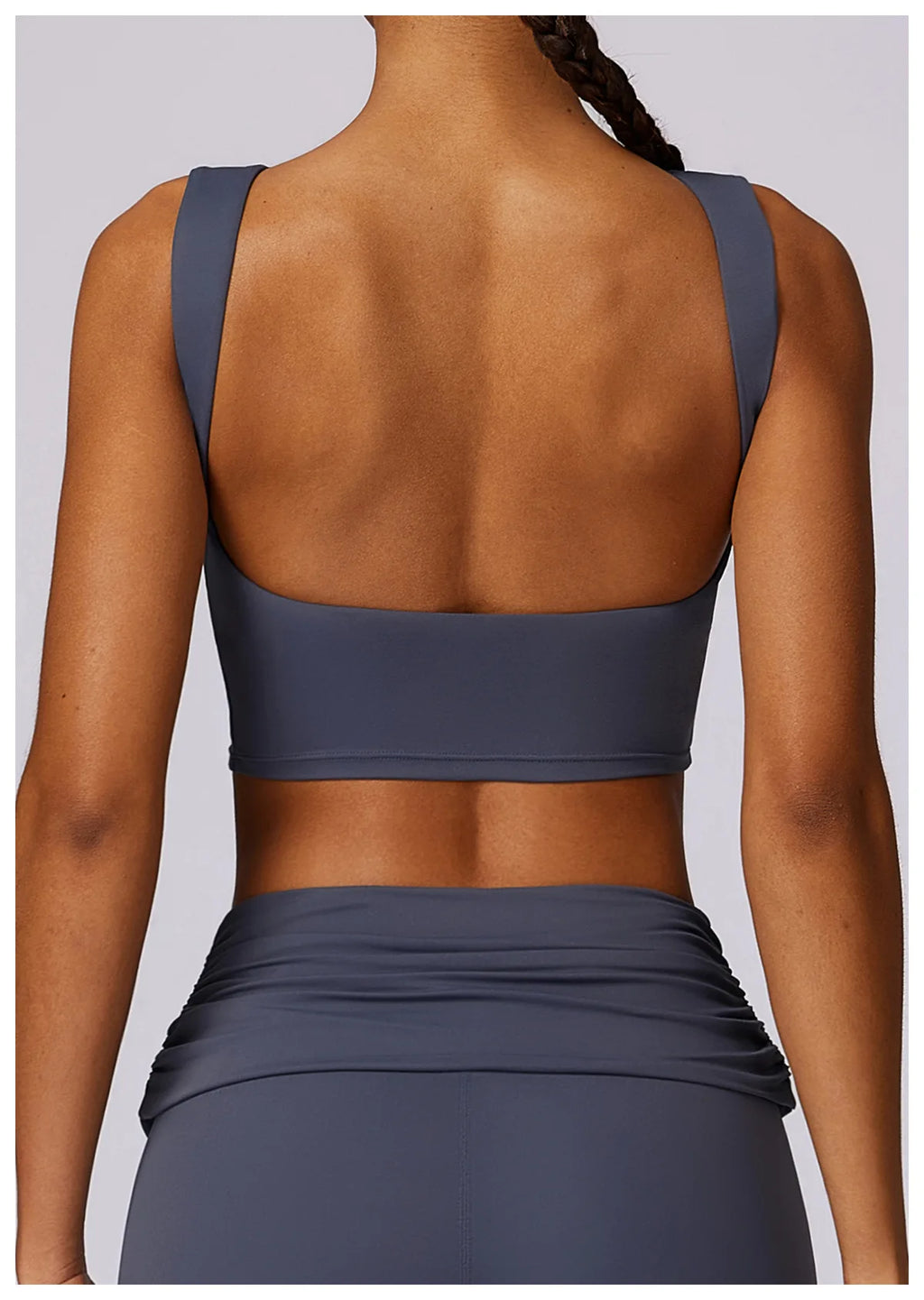 High Strength Sports Bra Shockproof Crop Top Anti-sweat Fitness Top Women Yoga Bra Backless Push Up Sport Top Gym Workout Top