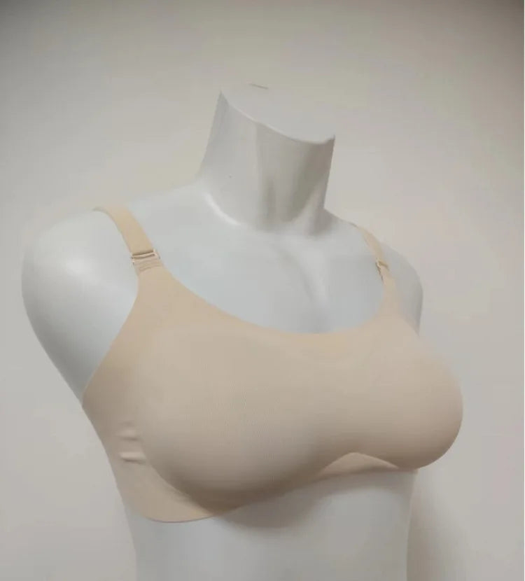 Women's Oversized Silicone Fake Breasts Sexy Bra Underwear Prosthesis Lingerie Bralette Cosplay Padded Everyday Bra Crop Top