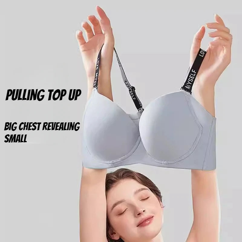 Seamless Womens Push Up Bra Modeled Cups Underwire Female Solid Minimizer Lingerie T-shirt Bra 34 36 38 40 42 B C D