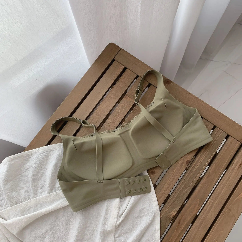 Ultra-Thin Seamless Wireless Bra – Lightweight Invisible T-Shirt Everyday 70A–100H