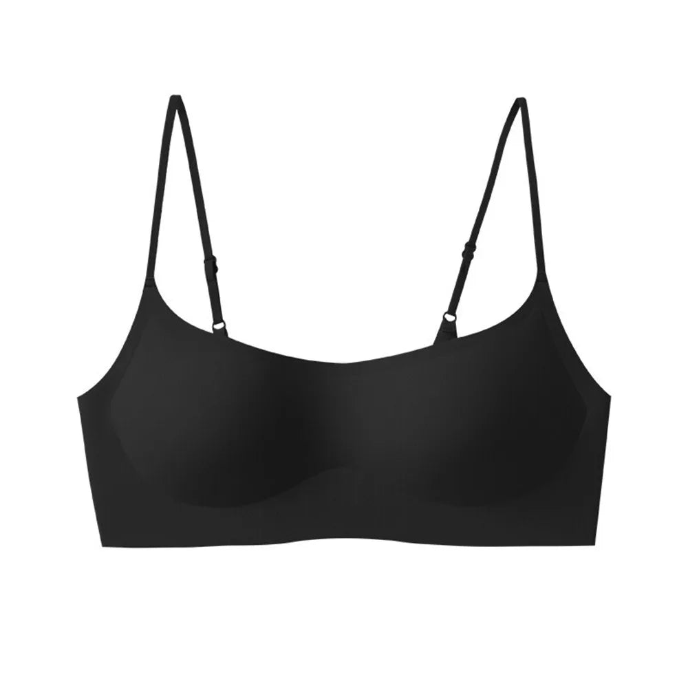 AB Cup Push-Up Bra – Seamless Low Neckline Breathable T-Shirt Everyday S–XL