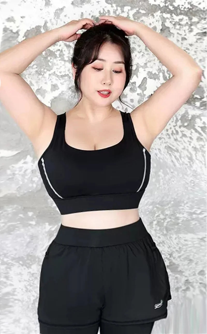 Cloud Hide High Impact Sports Bra – Plus Size Shockproof Yoga Tank S–5XL