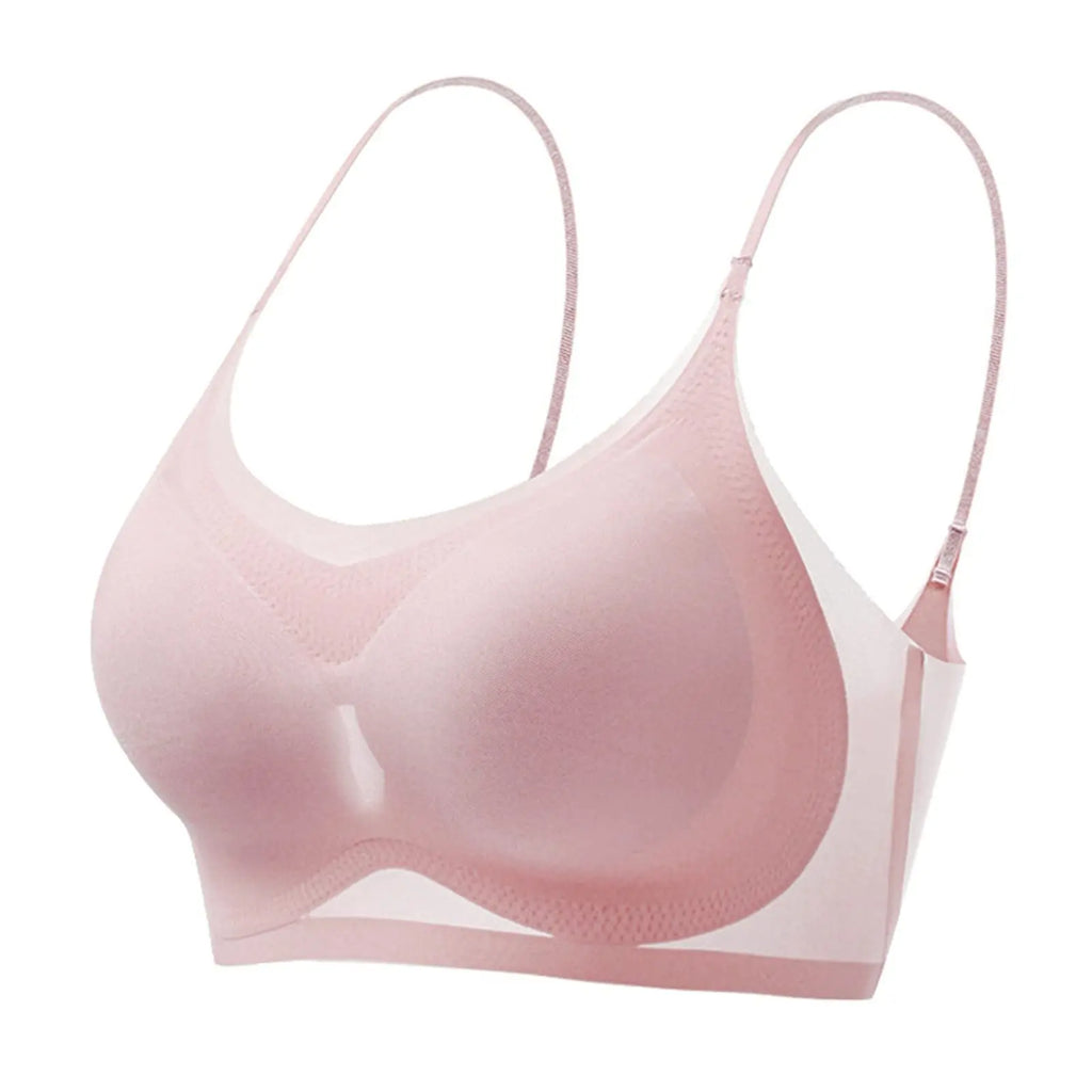 New Women Sexy Push Up Bra Seamless Ultra-Thin Ice Silk Bra Intimates Wireless Bralette Underwear Air Cooling Brassiere With Pad