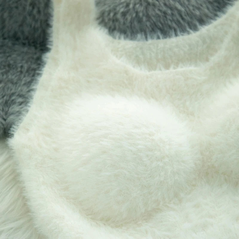Plush Fleece Thermal Camisole – Built-In Bra Pad Warm Wool Tank Top