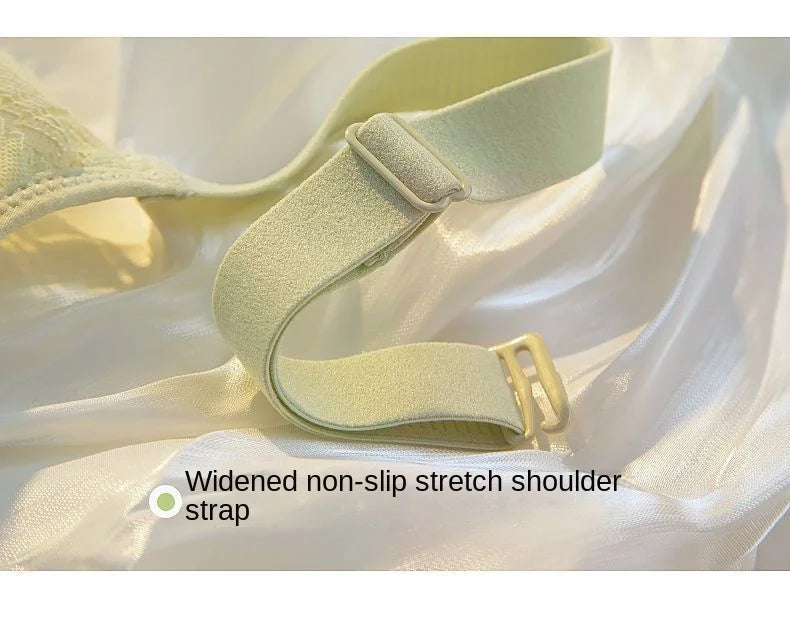 8CM Thickened Push-Up Bra for Small Busts – Wire-Free Side Gathering Cotton