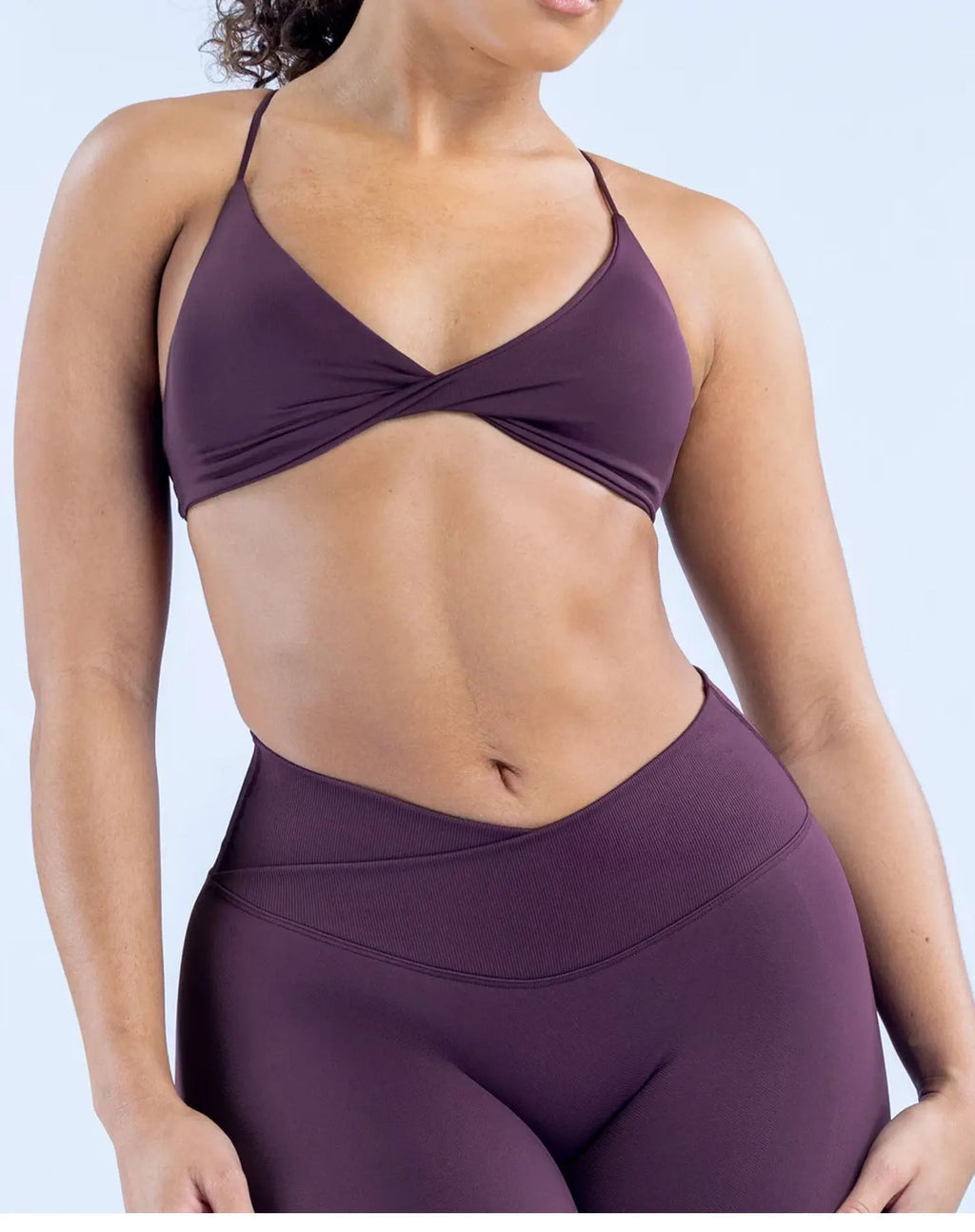 Vision Twist Front Sports Bra High Support Women Gym Clothes Fitness Underwear Push Up Seamless Yoga Bra Workout Yoga Top