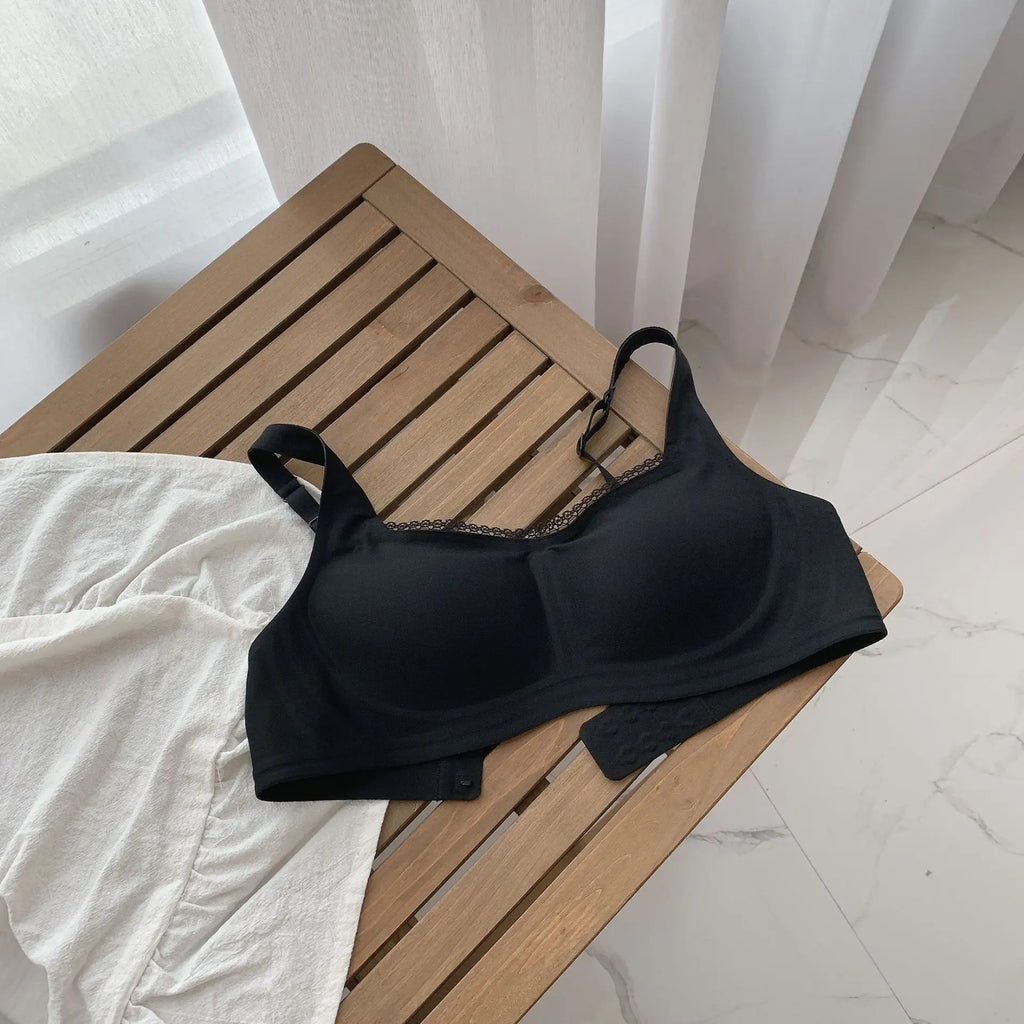 Ultra-Thin Seamless Wireless Bra – Lightweight Invisible T-Shirt Everyday 70A–100H