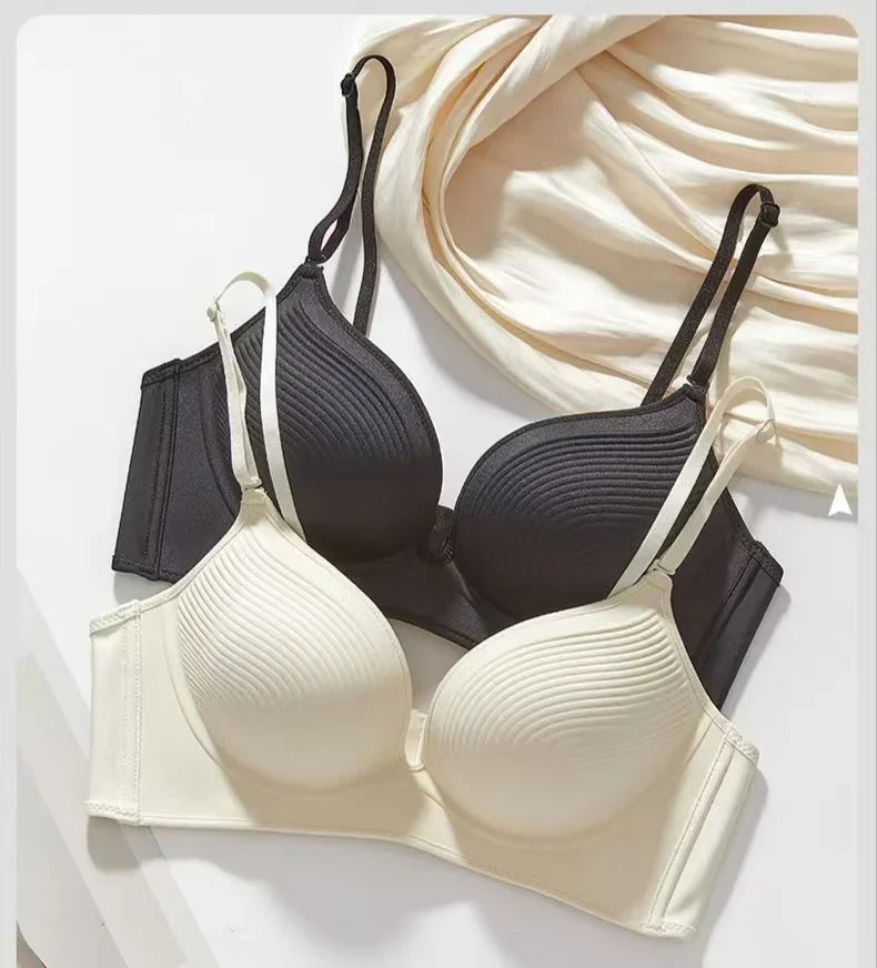 10CM Push Up Bra for Small Chest, Seamless Invisible Lingerie Natural Cleavage Enhancement, No Marks T-Shirt Bra