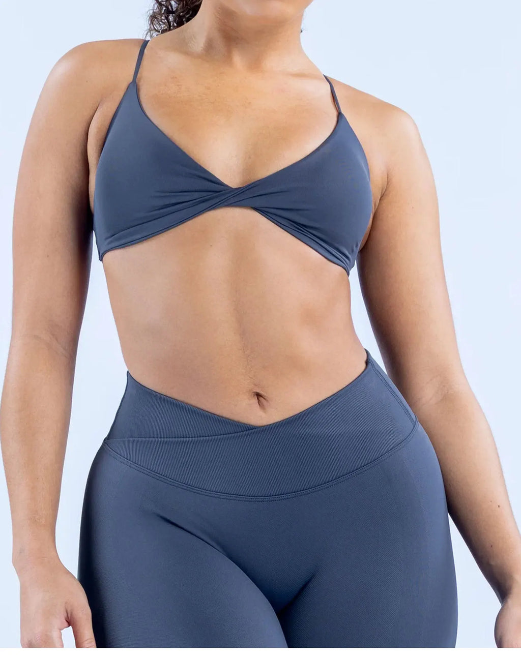 Vision Twist Front Sports Bra High Support Women Gym Clothes Fitness Underwear Push Up Seamless Yoga Bra Workout Yoga Top