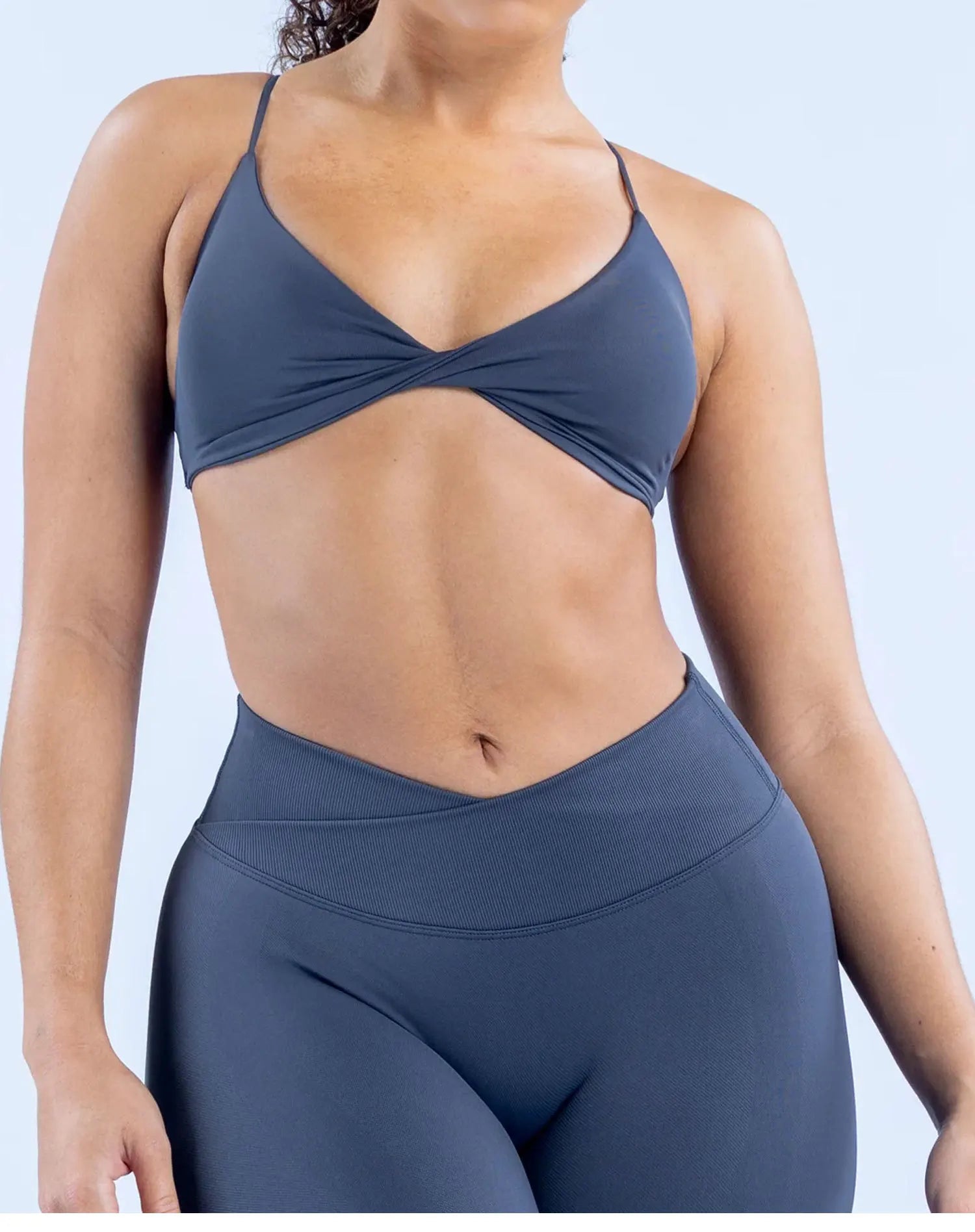 Vision Twist Front Sports Bra High Support Women Gym Clothes Fitness Underwear Push Up Seamless Yoga Bra Workout Yoga Top