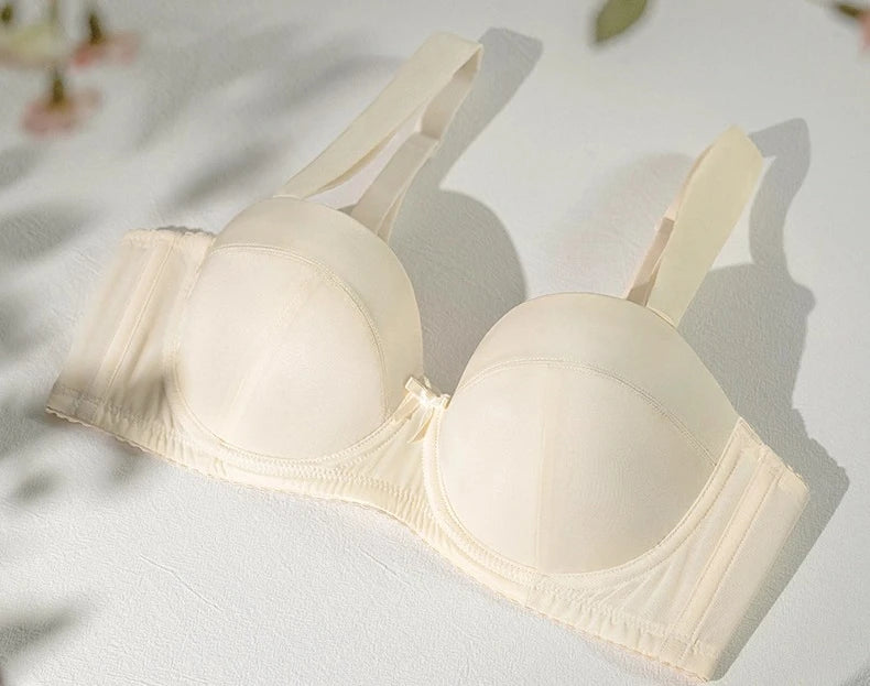 Smooth Minimizer Bra – Full Coverage Side Support Anti-Sagging Wireless 70A–100H