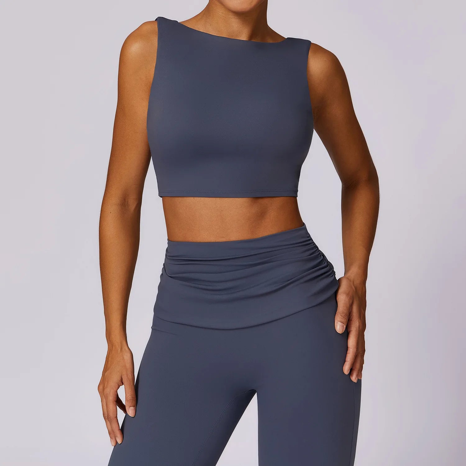 High Strength Sports Bra Shockproof Crop Top Anti-sweat Fitness Top Women Yoga Bra Backless Push Up Sport Top Gym Workout Top