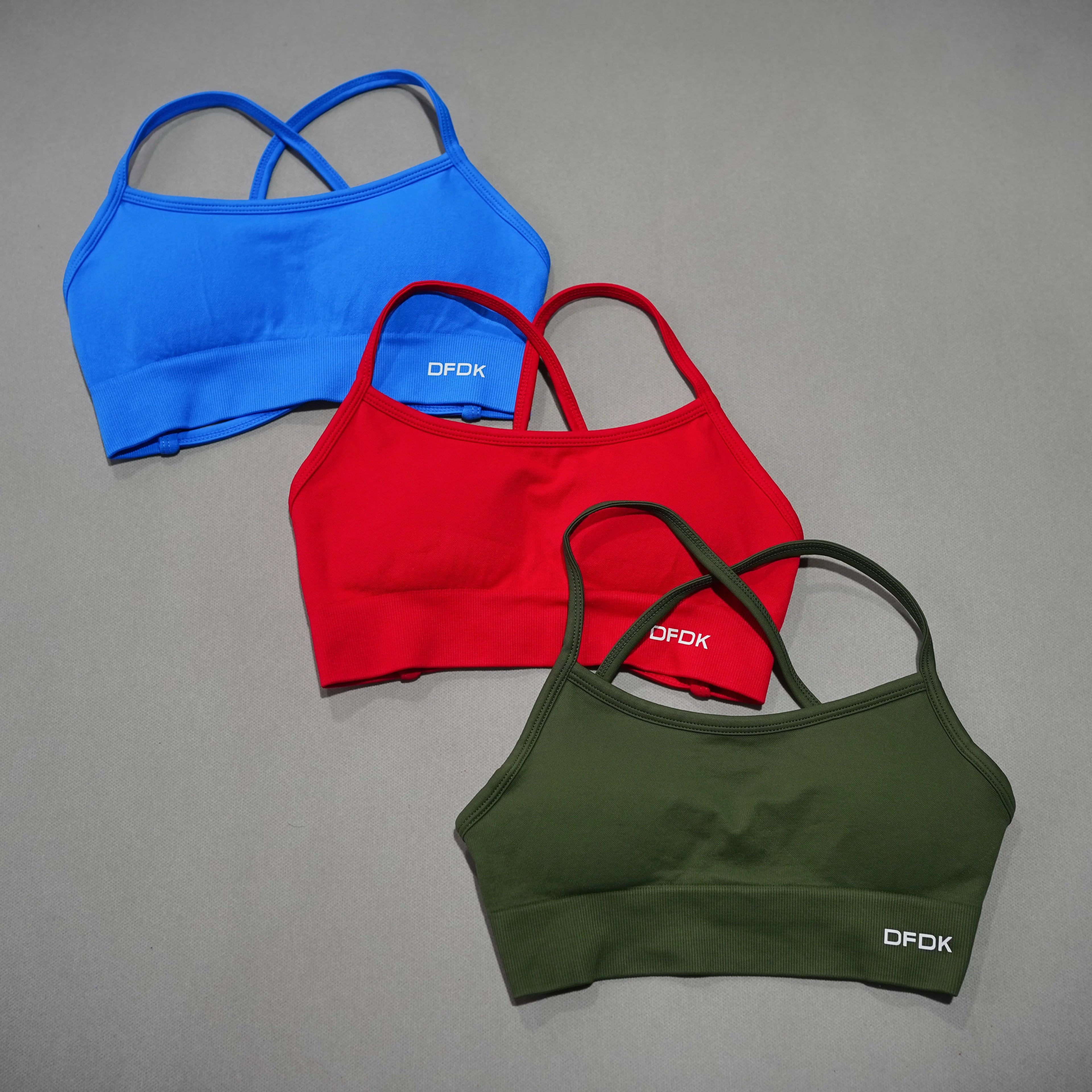 DFDK Women Seamless Cross Back Yoga Bra Wirefree Push Up Sports Top Removable Pad Breathable Shockproof Fitness Gym Daily Wear