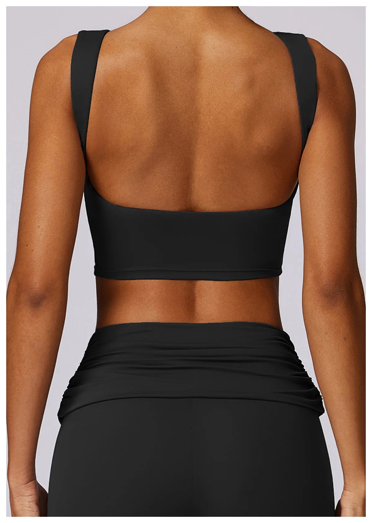 High Strength Sports Bra Shockproof Crop Top Anti-sweat Fitness Top Women Yoga Bra Backless Push Up Sport Top Gym Workout Top