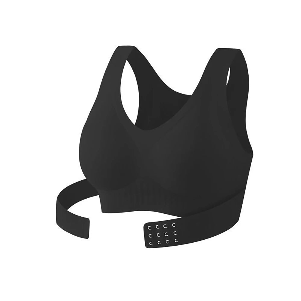 Wireless Posture Correction Bra For Women Seamless Push Up Bralette Back Support Daily Bra Full Coverage T-shirt Brassiere