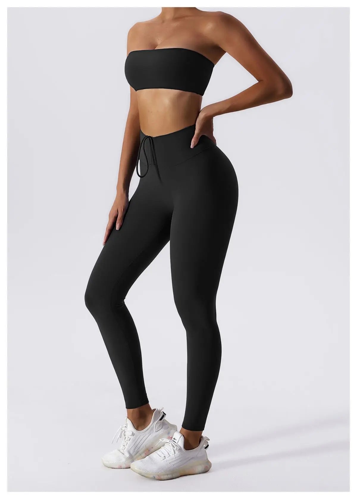 Strapless Sports Bra Tube Top – Quick-Dry Yoga Chest Wrap Workout S–XL