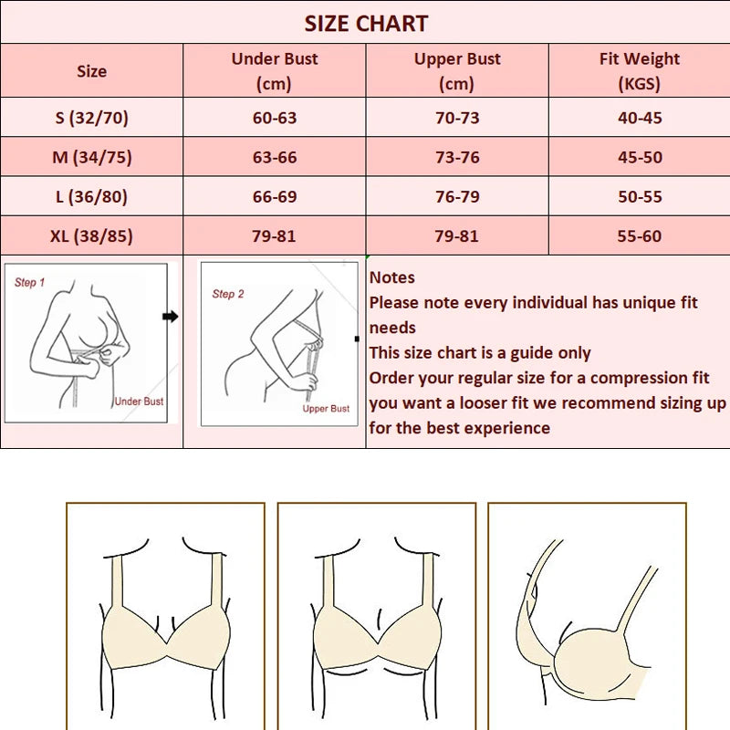 FINETOO Wireless Seamless T-Shirt Bra – Smooth Padded Adjustable Everyday