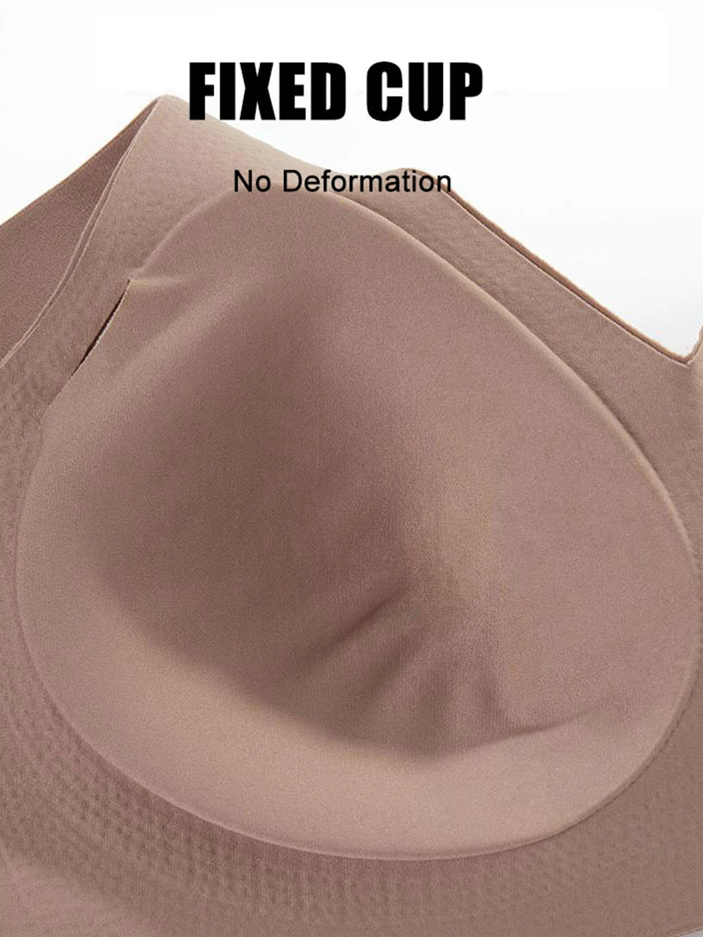 Plus Size Wireless Push-Up Bra – Anti-Sagging Side Support Hide Back Fat M–4XL