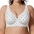 Plus Size Jelly Bra – Wire-Free Full Coverage Seamless Hide Back Fat S–3XL