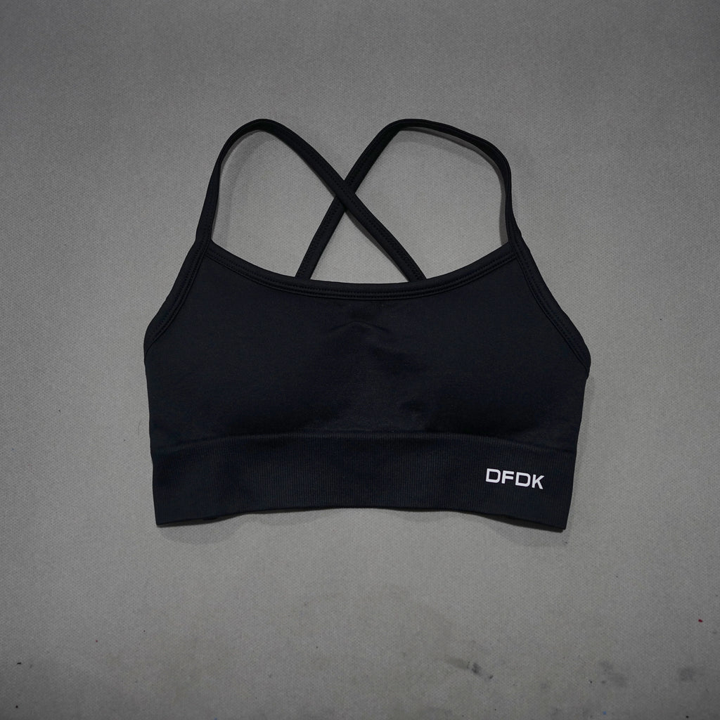 DFDK Women Seamless Cross Back Yoga Bra Wirefree Push Up Sports Top Removable Pad Breathable Shockproof Fitness Gym Daily Wear
