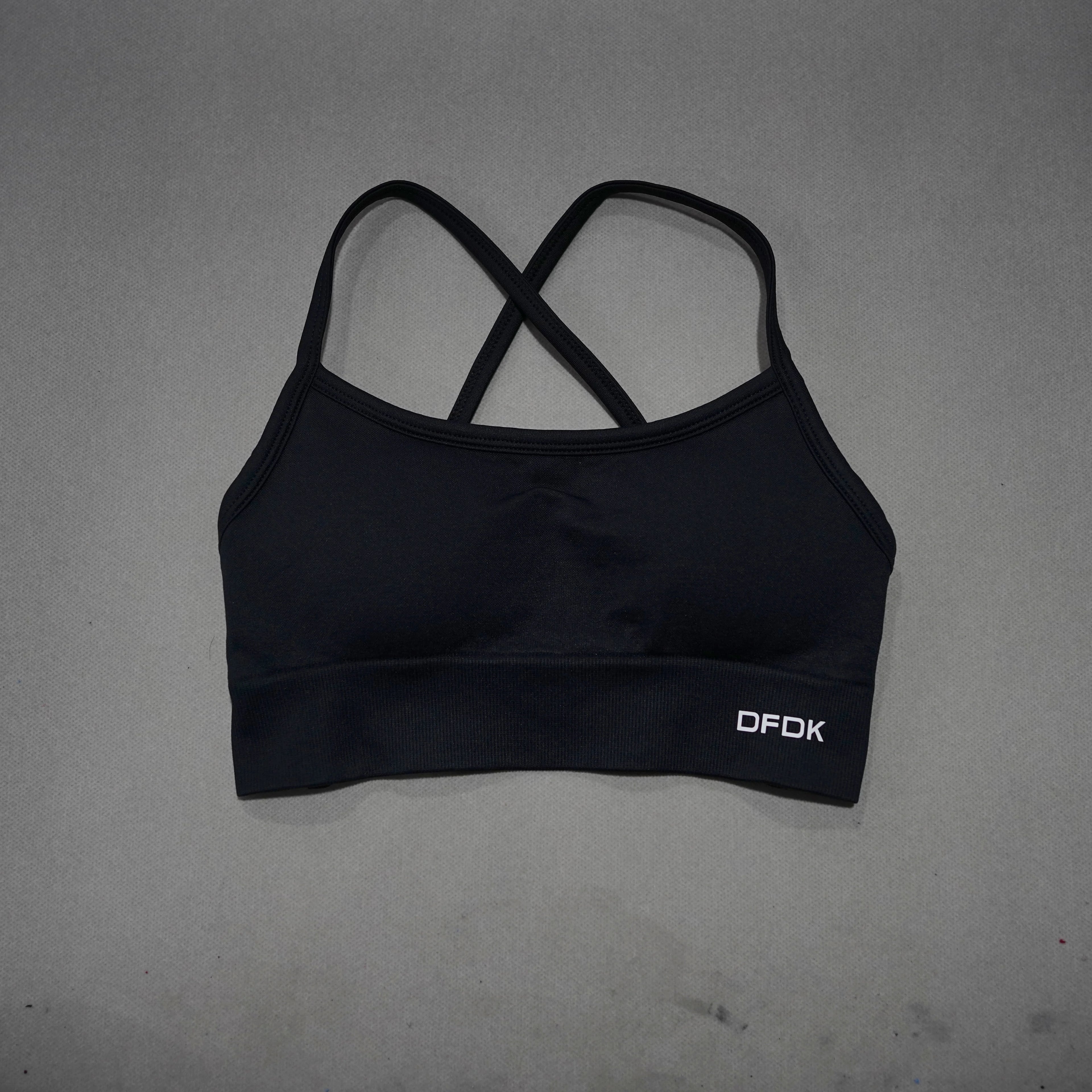 DFDK Women Seamless Cross Back Yoga Bra Wirefree Push Up Sports Top Removable Pad Breathable Shockproof Fitness Gym Daily Wear