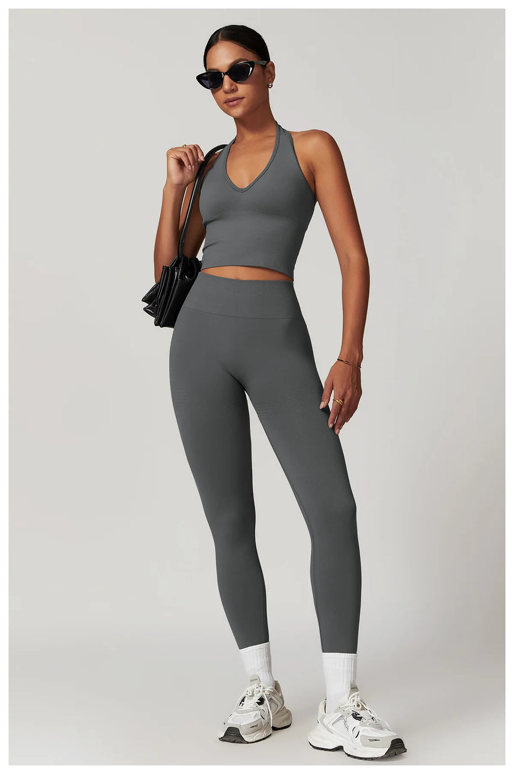 Hanging Neck Bra Women Sports Bra Top Push Up Fitness Seamless Yoga Bra Underwear Sport Tops Women Breathable Running Gym Vest