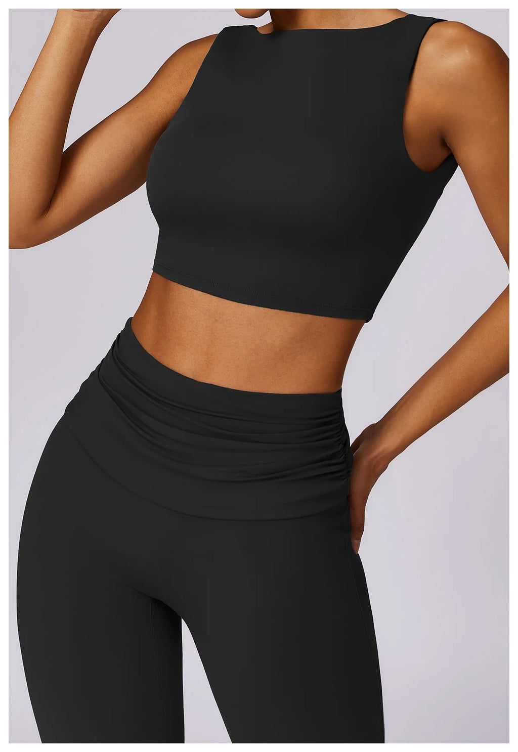 High Strength Sports Bra Shockproof Crop Top Anti-sweat Fitness Top Women Yoga Bra Backless Push Up Sport Top Gym Workout Top