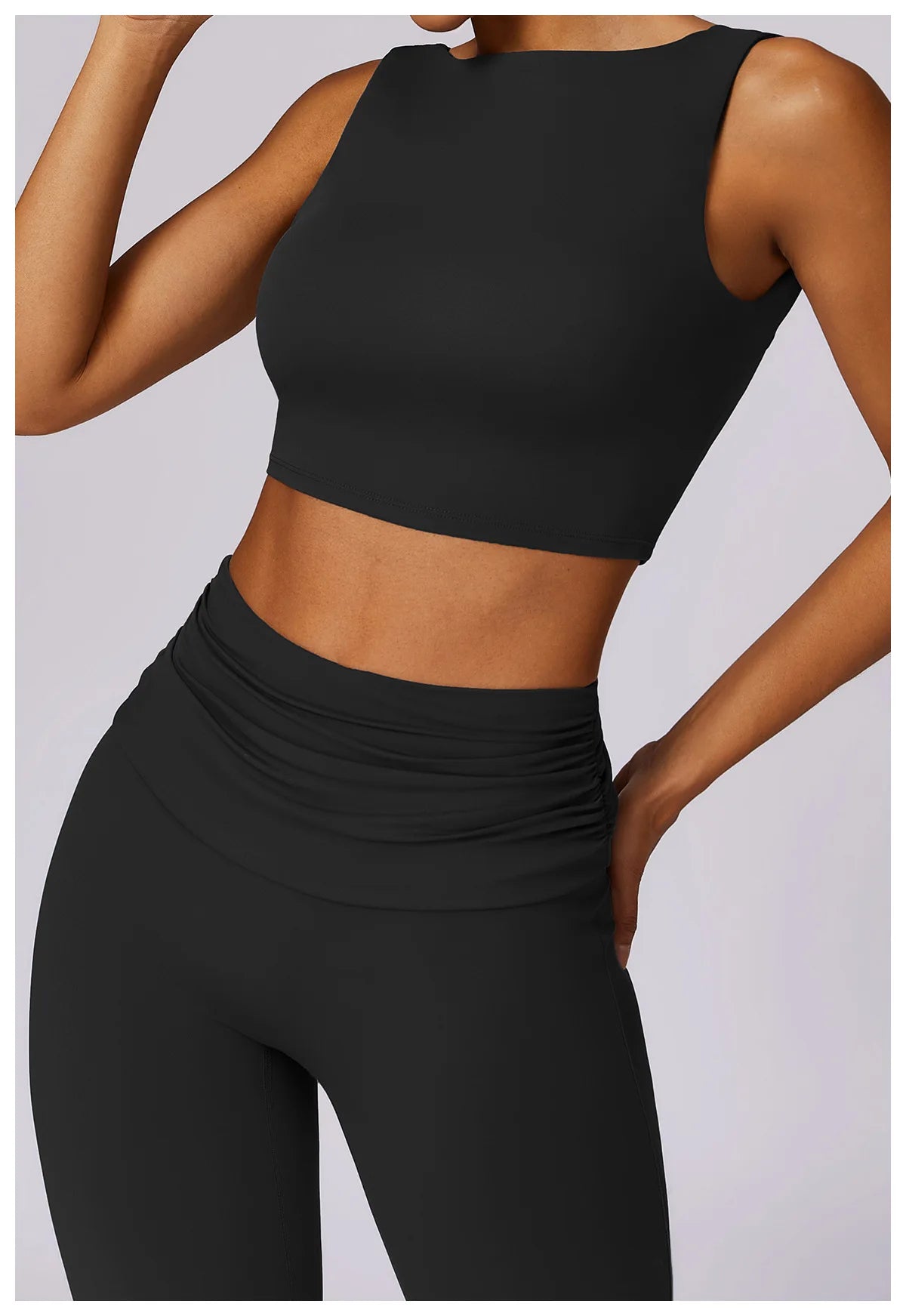 High Strength Sports Bra Shockproof Crop Top Anti-sweat Fitness Top Women Yoga Bra Backless Push Up Sport Top Gym Workout Top
