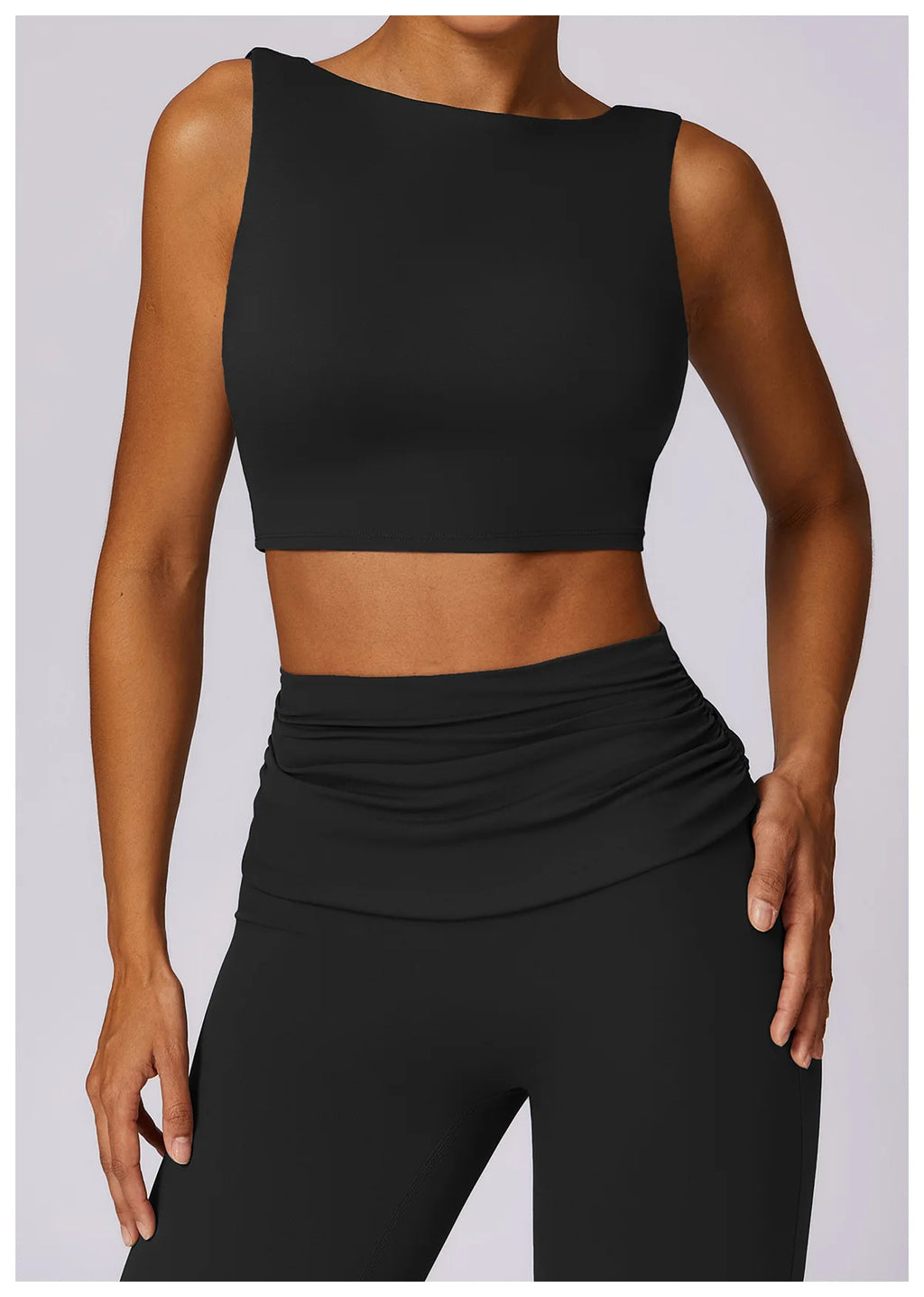 High Strength Sports Bra Shockproof Crop Top Anti-sweat Fitness Top Women Yoga Bra Backless Push Up Sport Top Gym Workout Top