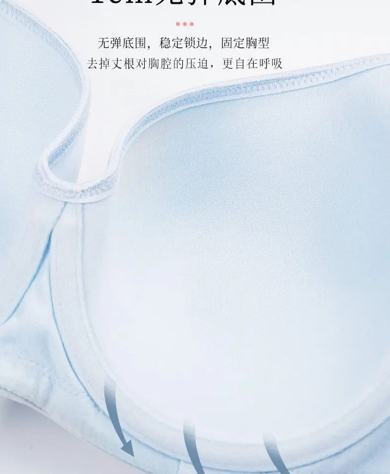 Womens Seemless Balconette Lightly Padded Push Up Bras Full Cup Support Underwire Female Lingerie 34 36 38 40 42 C D E F G H I J