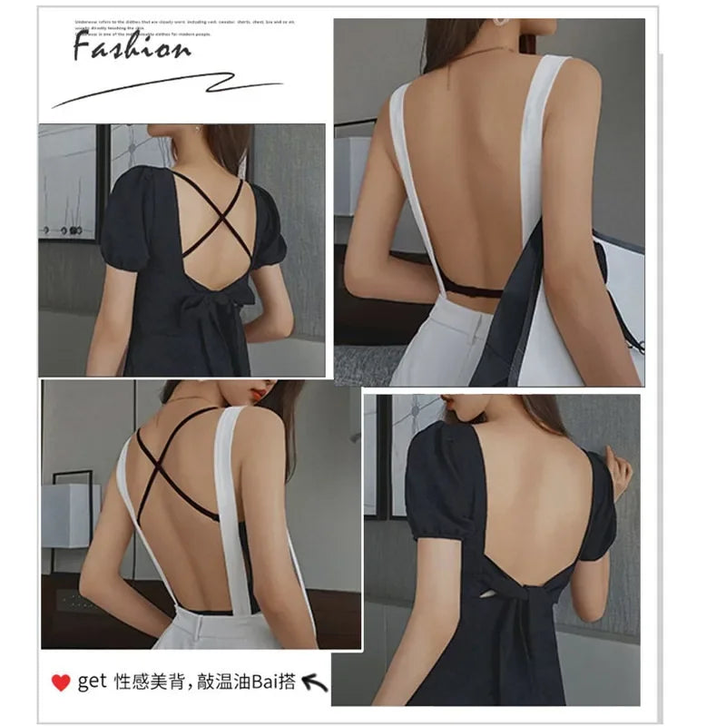 Invisible Push-Up Bra – Backless Open Back for Weddings & Dresses