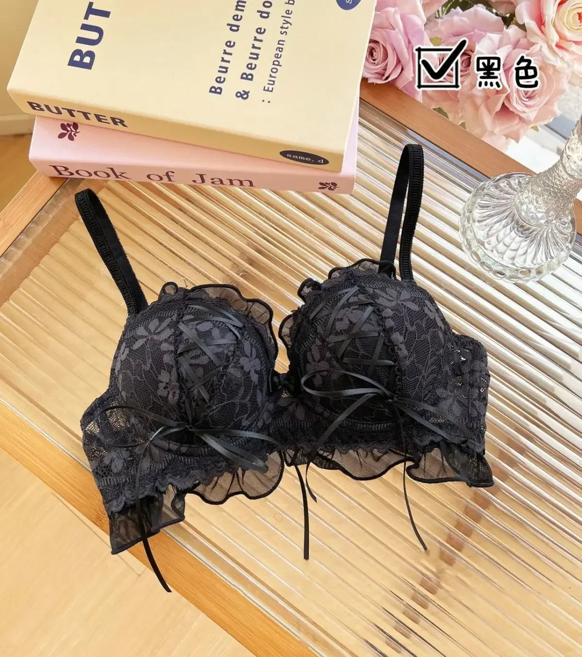 Japanese Style Lolita Princess Wind Lace Lace Lingerie Design for Girls Push-up Bra Women Underwear  Push Up Bra