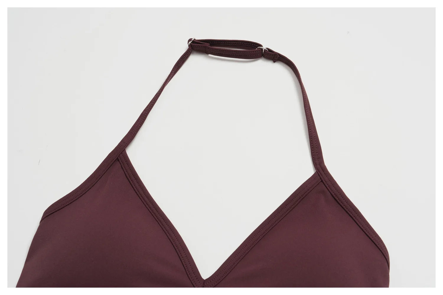 Brushed Halter Neck Yoga Bra – Shockproof Quick-Dry Sports Underwear