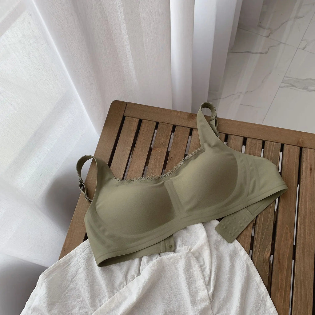 Ultra-Thin Seamless Wireless Bra – Lightweight Invisible T-Shirt Everyday 70A–100H