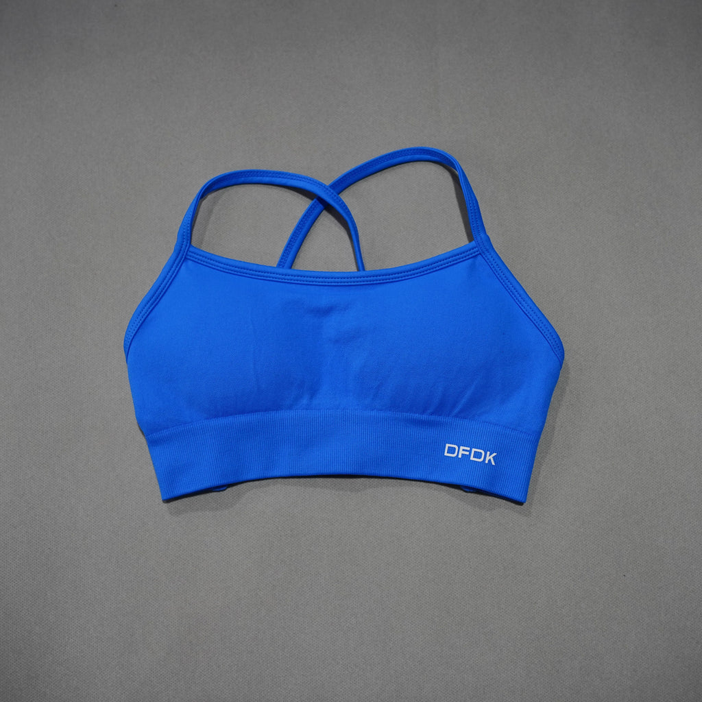 DFDK Women Seamless Cross Back Yoga Bra Wirefree Push Up Sports Top Removable Pad Breathable Shockproof Fitness Gym Daily Wear