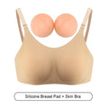 Silicone Breast Forms Bra – Round Shape Push-Up One-Piece