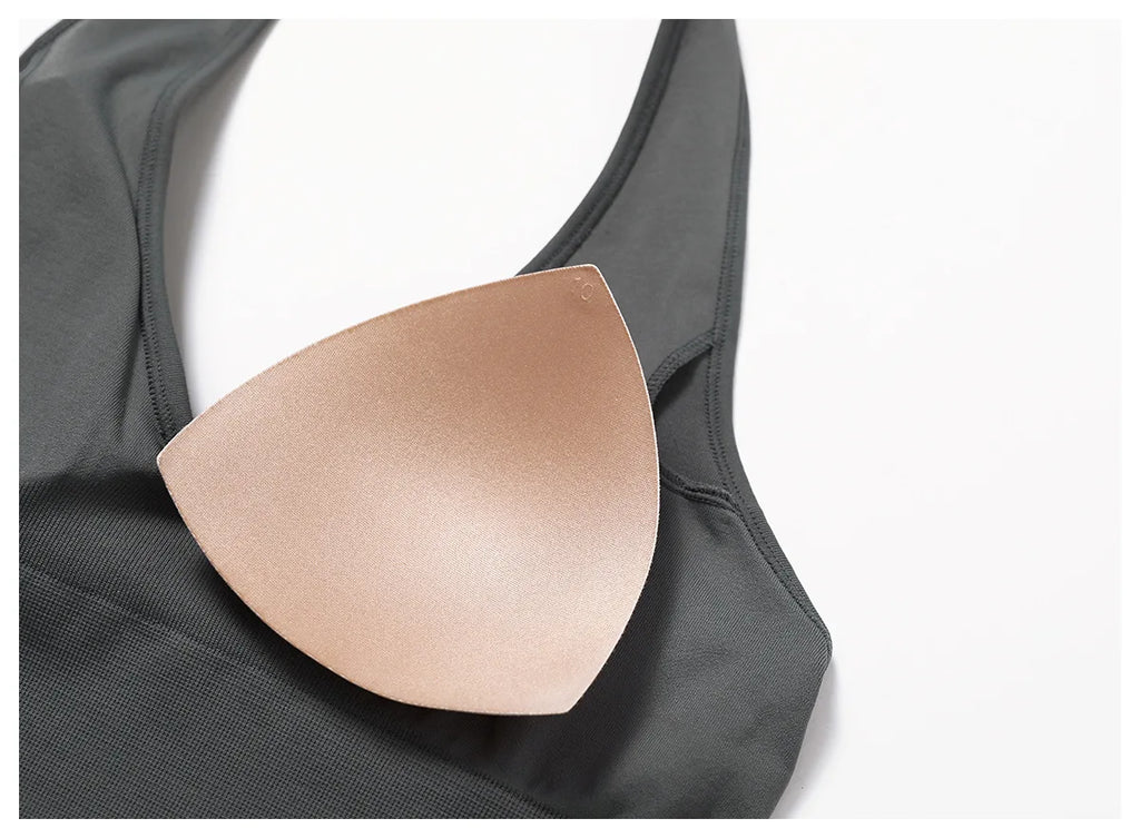 Hanging Neck Bra Women Sports Bra Top Push Up Fitness Seamless Yoga Bra Underwear Sport Tops Women Breathable Running Gym Vest