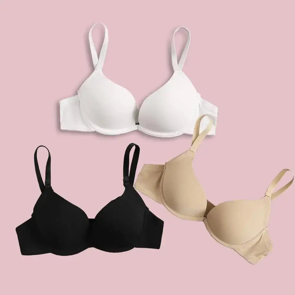 Deep V Push-Up Bralette – Seamless Plunge (1 or 2 Pack)