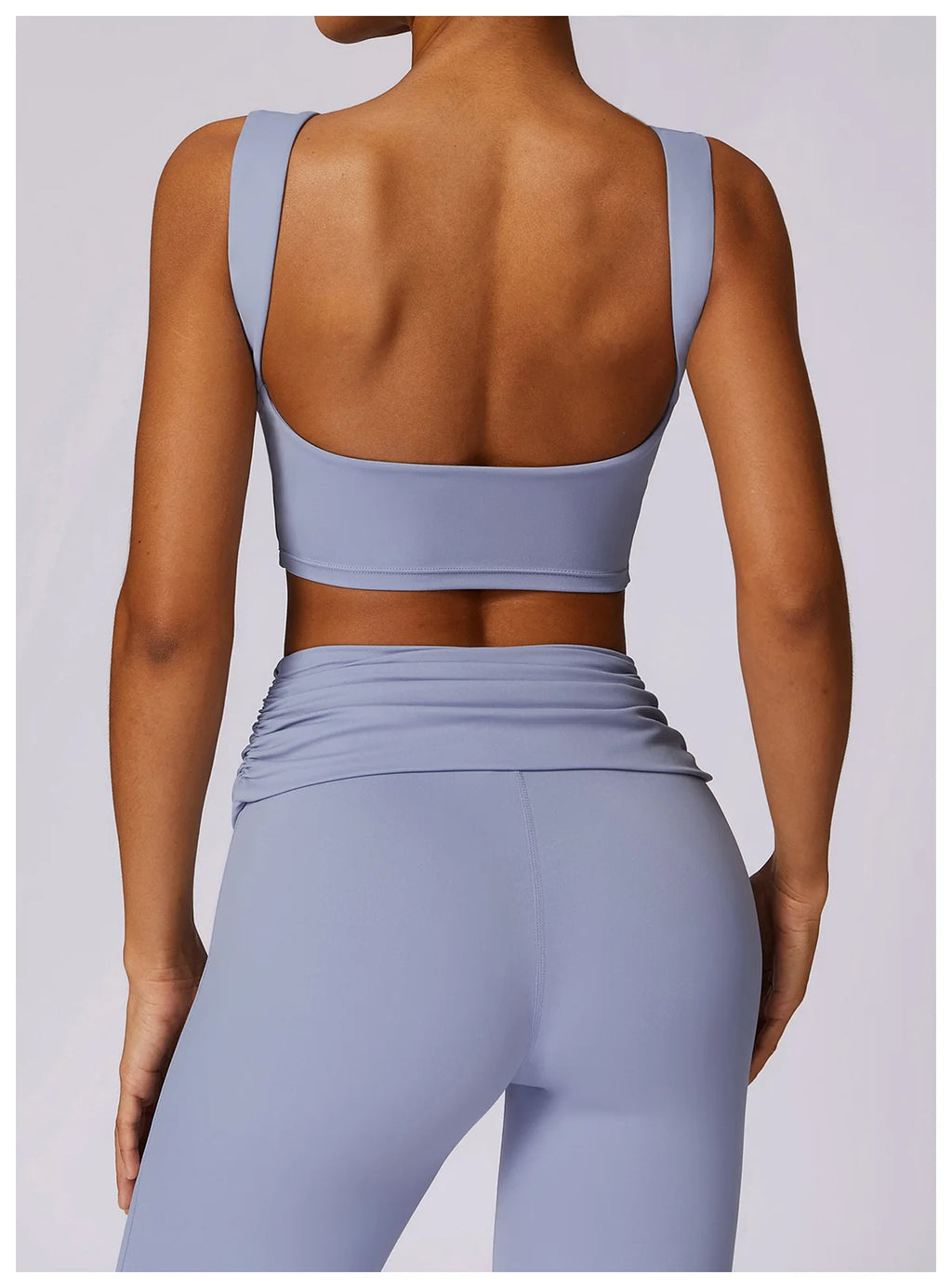 High Strength Sports Bra Shockproof Crop Top Anti-sweat Fitness Top Women Yoga Bra Backless Push Up Sport Top Gym Workout Top