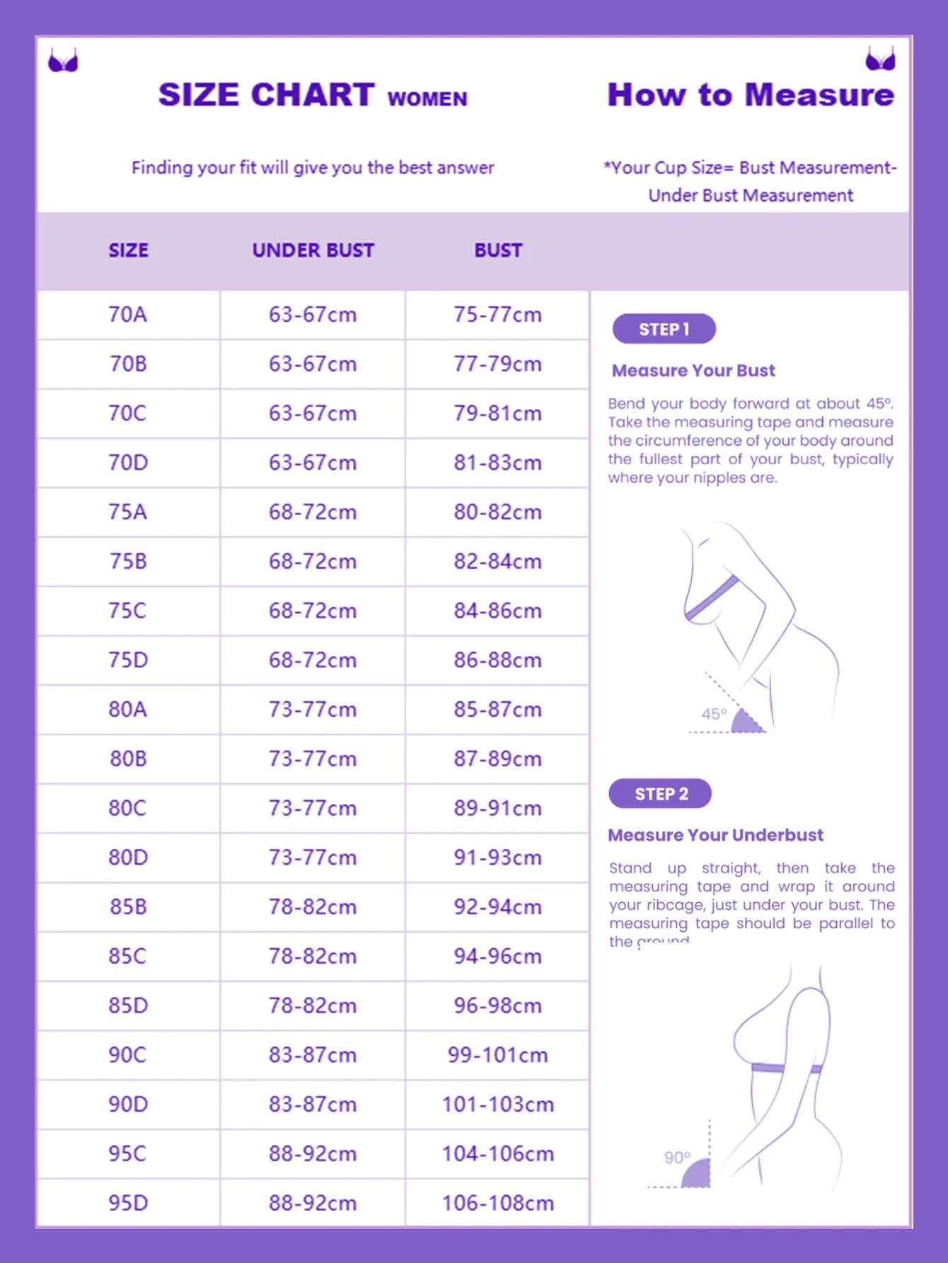 Deep V Plunge Push-Up T-Shirt Bra – Underwire