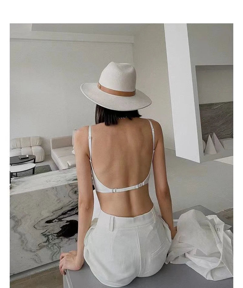 Invisible Deep U Plunge Bra – Backless Strapless (4 Styles)