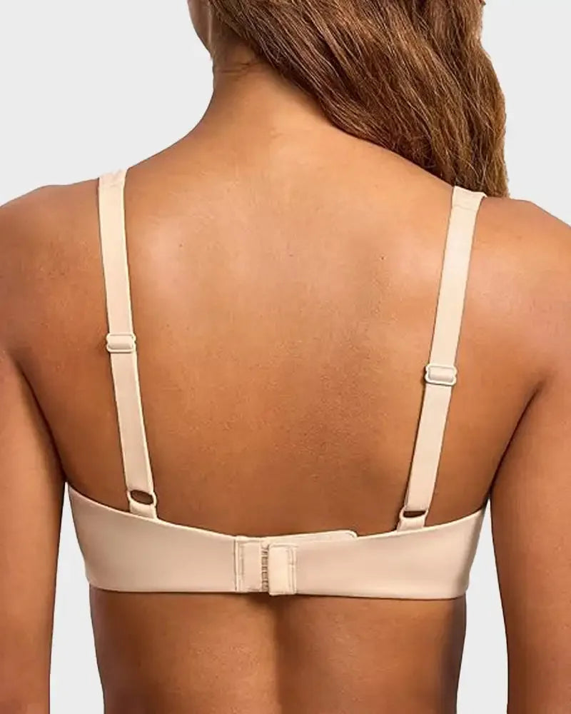 Large Size Underwire Balconette Bra – Seamless Unlined No-Trace Sport Yoga