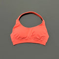 Sports Bra Women Seamless Yoga Halter Bra Top High Support Open Back Bra Fitness Push-up Activewear Workout Gym Underwear