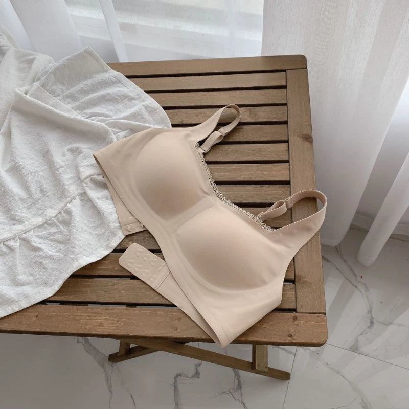 Ultra-Thin Seamless Wireless Bra – Lightweight Invisible T-Shirt Everyday 70A–100H