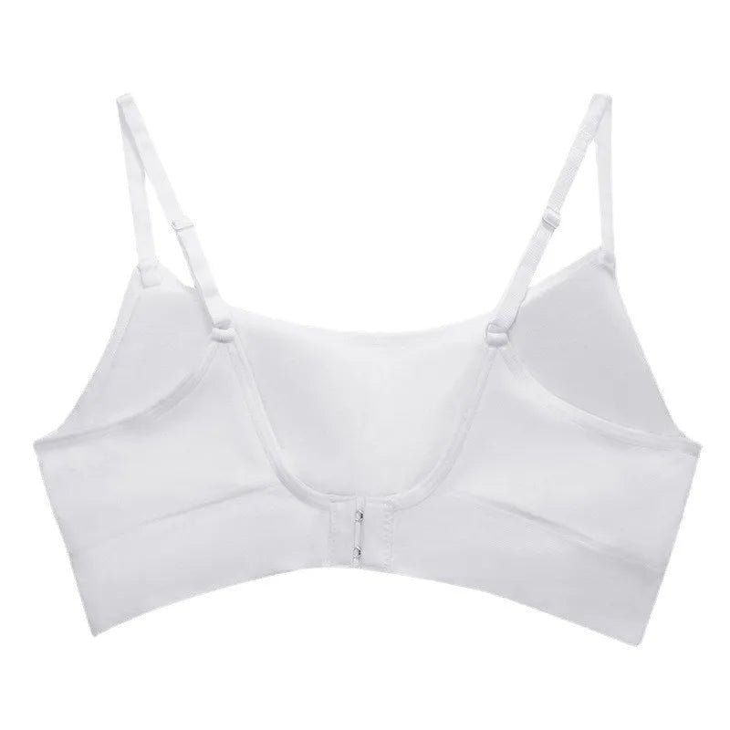 White bra on a white background