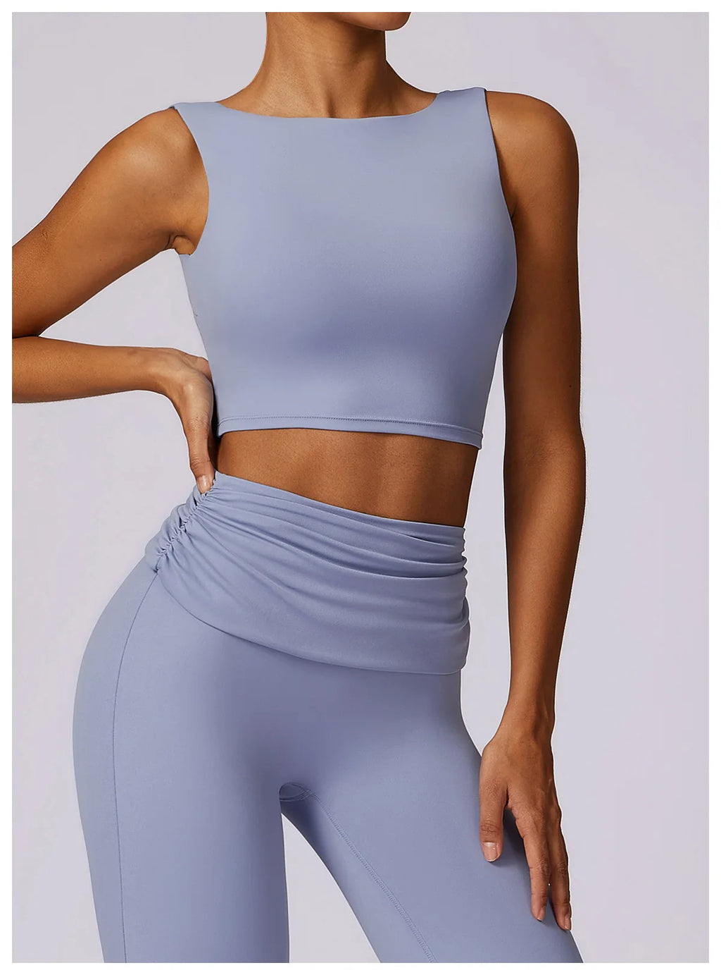 High Strength Sports Bra Shockproof Crop Top Anti-sweat Fitness Top Women Yoga Bra Backless Push Up Sport Top Gym Workout Top