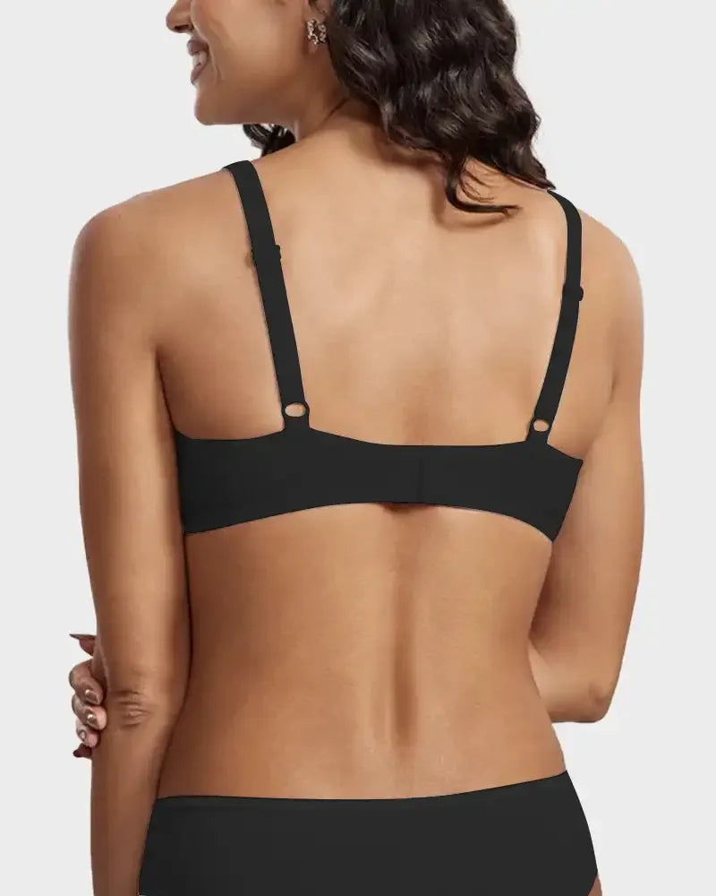 Large Size Underwire Balconette Bra – Seamless Unlined No-Trace Sport Yoga