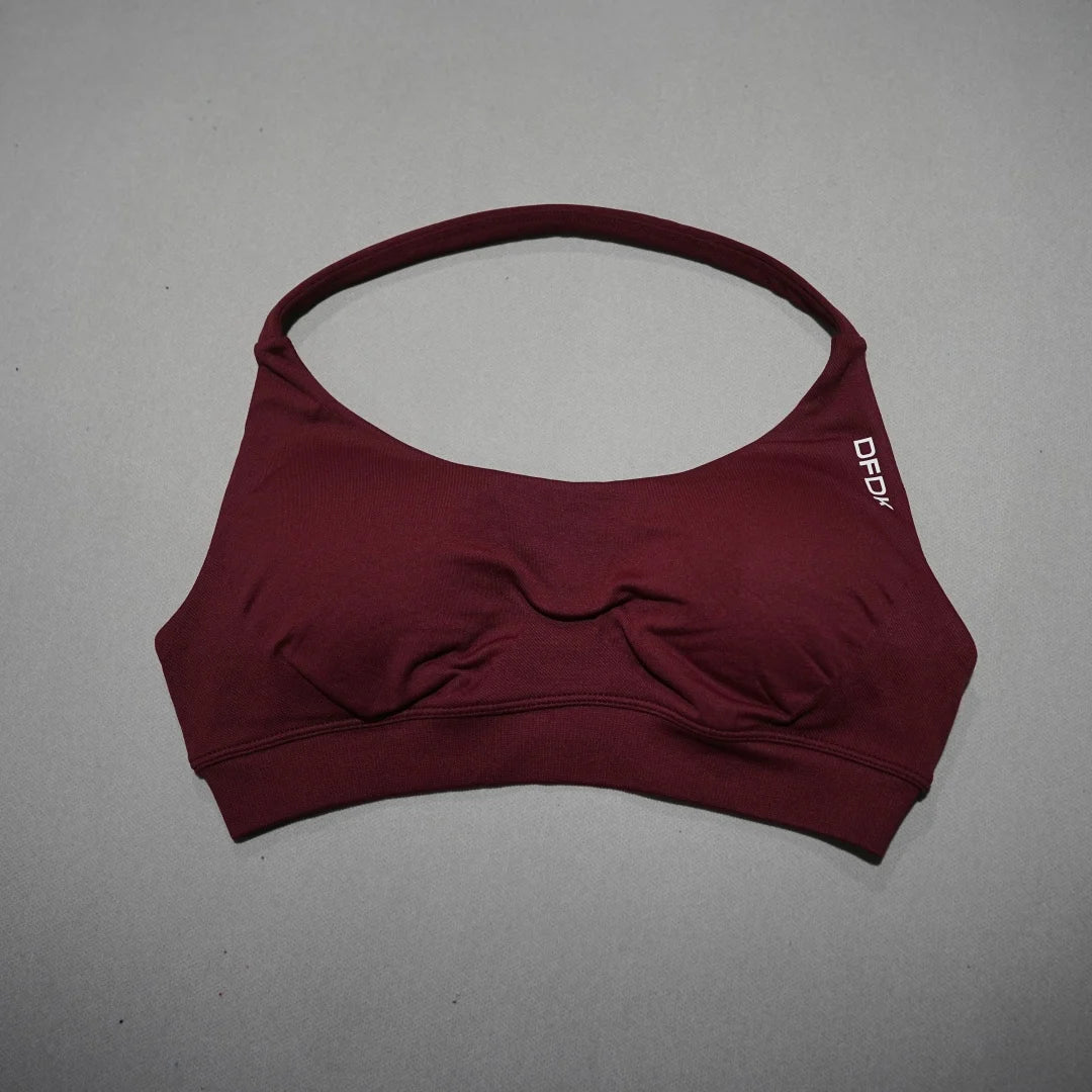 DFDK Women Seamless Sports Bra High Support Backless Yoga Camisole Top Push Up Fitness Running Gym Workout Athletic Sport Bra
